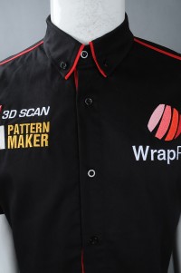DS067 tailor-made team shirt  group customized team shirt  suitcase packaging company  flight emblem  team shirt manufacturer detail view-4
